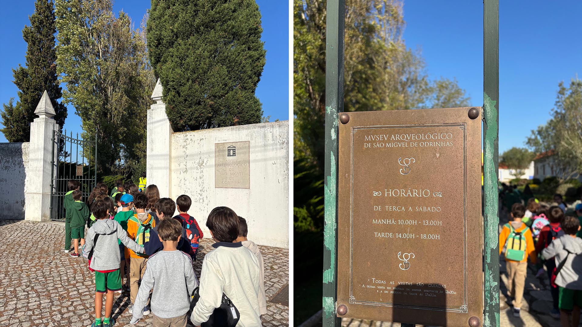 Alunos do 2.º ano visitam o Museu de Odrinhas