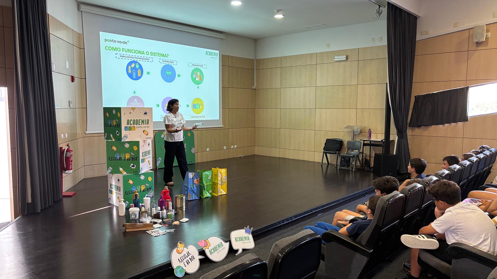 5.º ano participa em ação da Academia Ponto Verde