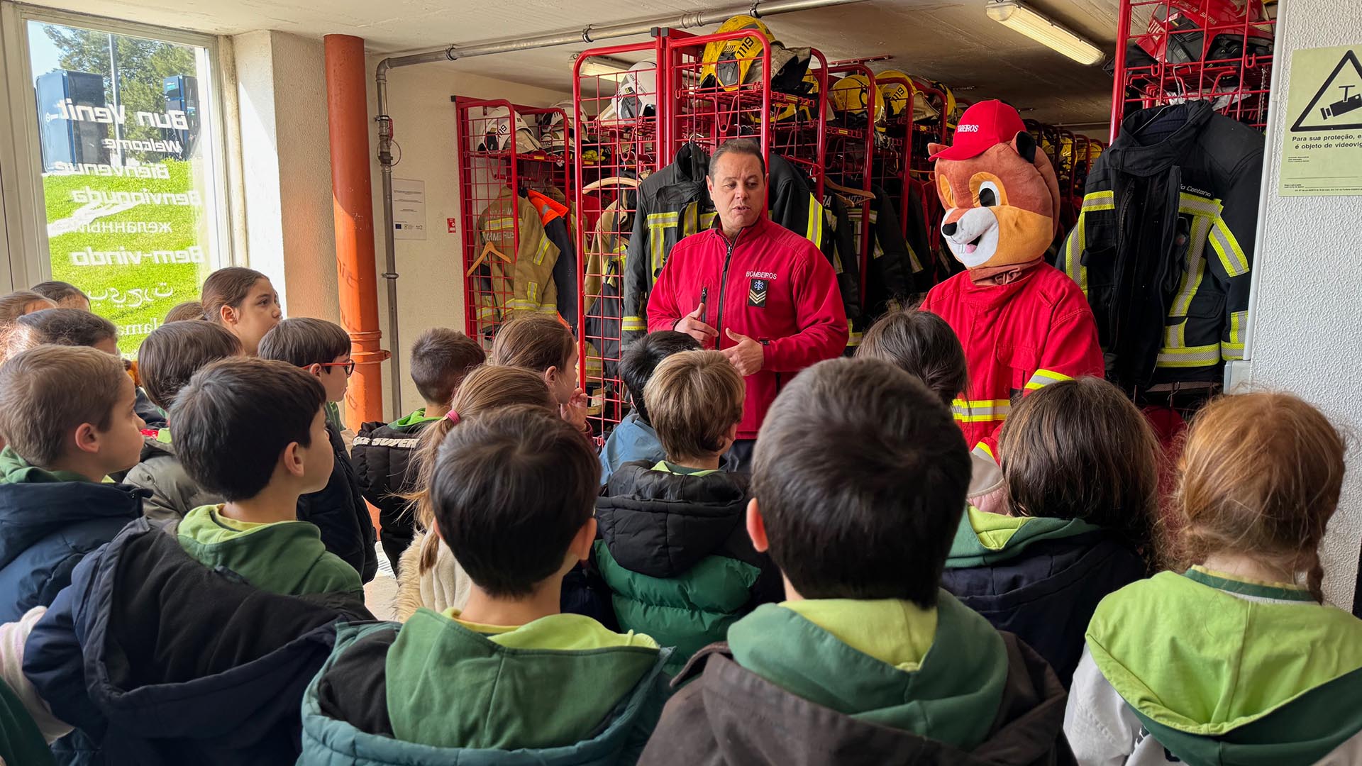 Manhã inesquecível nos Bombeiros de São Pedro de Sintra
