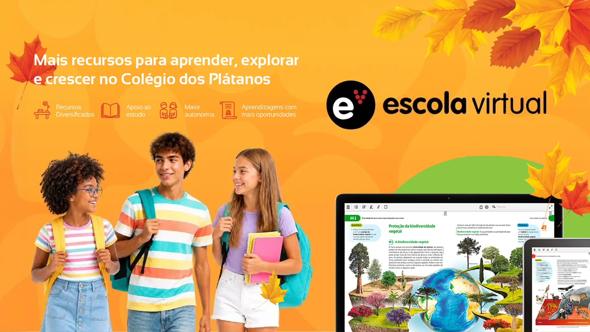 Vamos iniciar neste ano letivo a utilização da Escola Virtual no nosso Colégio