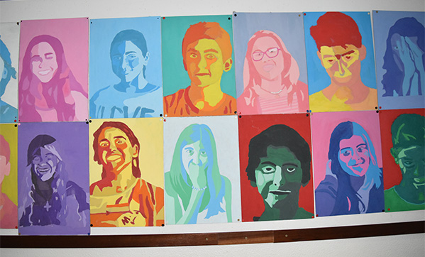 Auto-retratos em pop-art