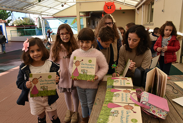 Escritoras visitam colégio