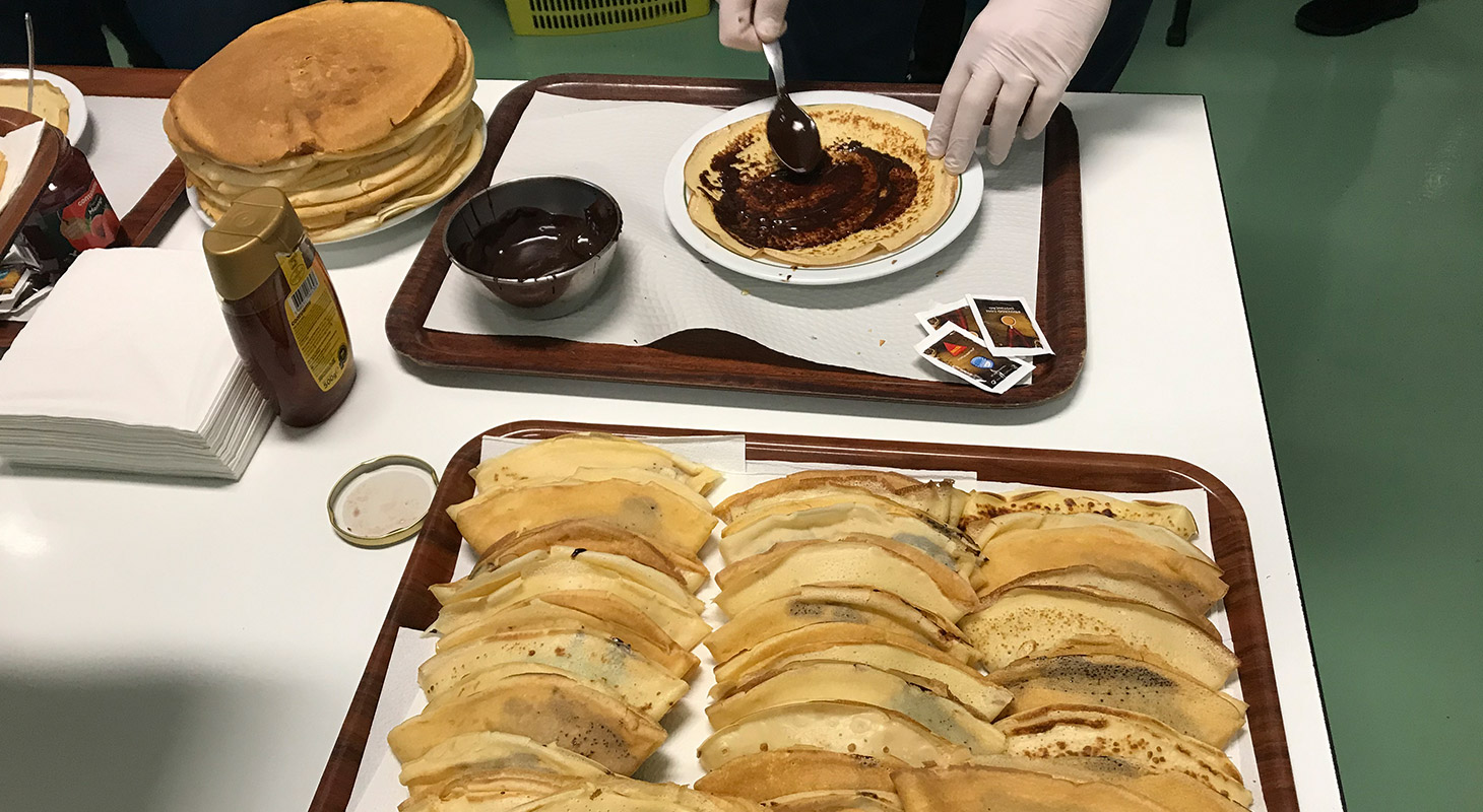 Crepes para ajudar o Henrique